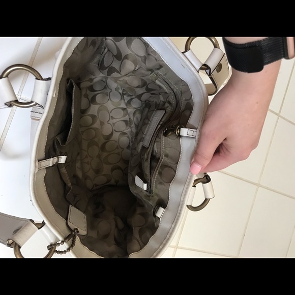 Coach straw purse - Picture 3 of 6